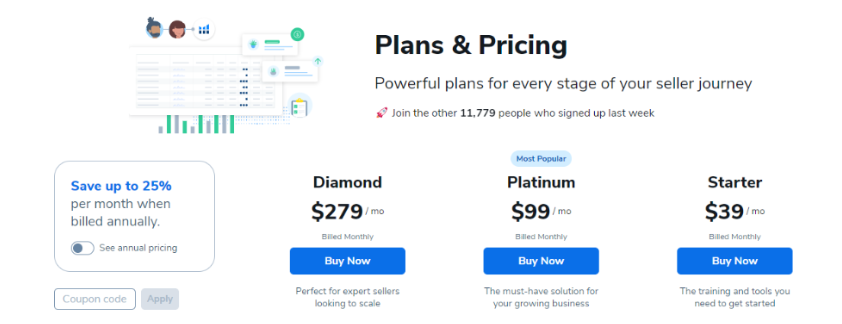 Helium 10 Pring Plans